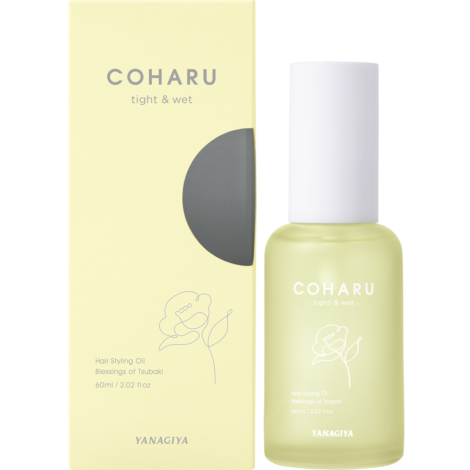 COHARU hair styling oil <tight & wet>